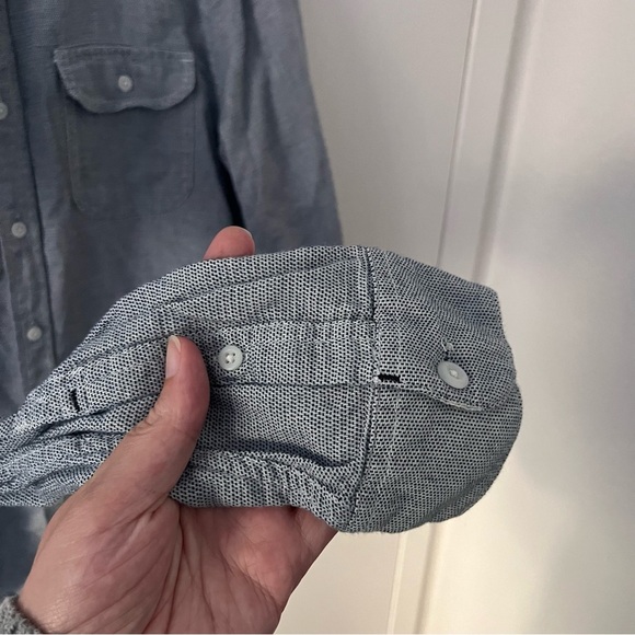 1901 Men’s Button Down Shirt Long Sleeve Front Pockets Large - Picture 4 of 11